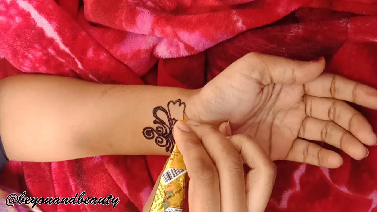 floral color mehndi design for festivals by be you and beauty