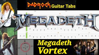Vortex - Megadeth - Guitar + Bass TABS Lesson