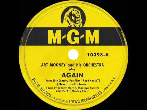 1949 HITS ARCHIVE: Again - Art Mooney (Johnny Martin, Madelyn Russell & choir, vocal)