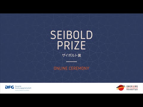Verleihung des Eugen und Ilse Seibold-Preis 2020