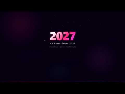New Year Countdown 2027 Live
