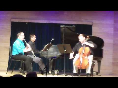 Brahms Clarinet Trio, Mvt. 1, Andrew Seigel, Jameson Platte, Daniel Lau