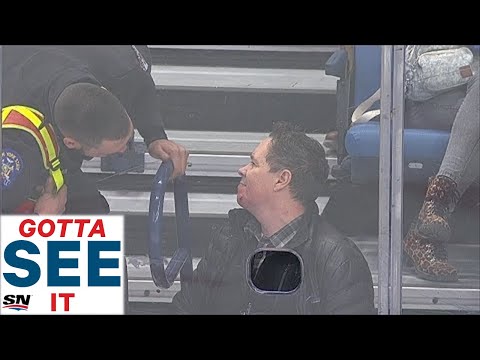 NHL Cameraman Bloodied By Puck During Sabres Game In The Most Impossible Way