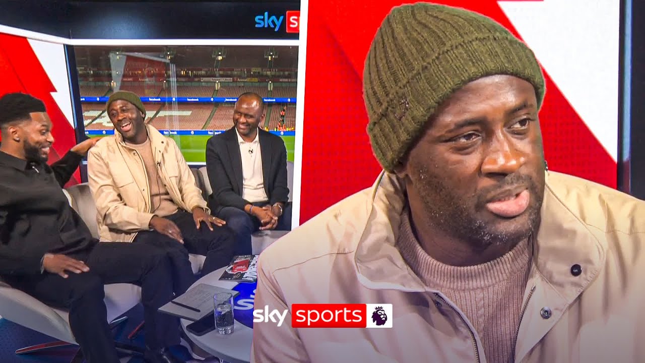 "Man City will win the title!" | Yaya Toure joins Patrick Vieira in studio after Arsenal vs Chelsea