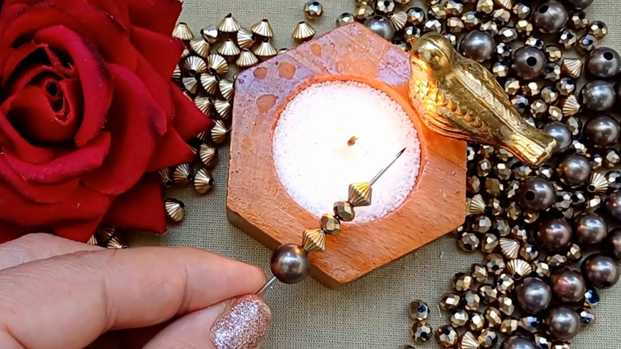 In this channel, I will teach you new jewelry embroidery designs every day.🌹🌹🌹