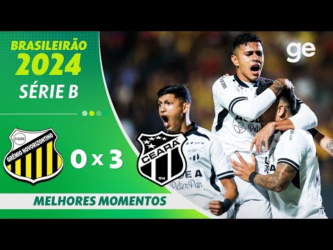 Gols e lances de Novorizontino x Ceará