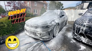 WASHING MY 23 M340i WITH @ayyyman_ 