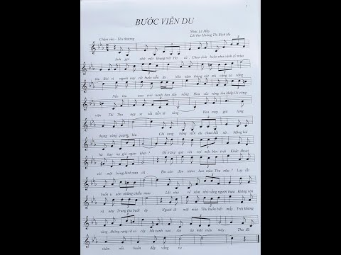 Bước viễn du Sheet - Lê Máy
