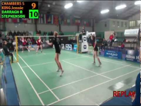 Fyffes Irish Future Series - Ladies Doubles Final, Set 1 (Chambers & King vs Darragh & Stephenson)