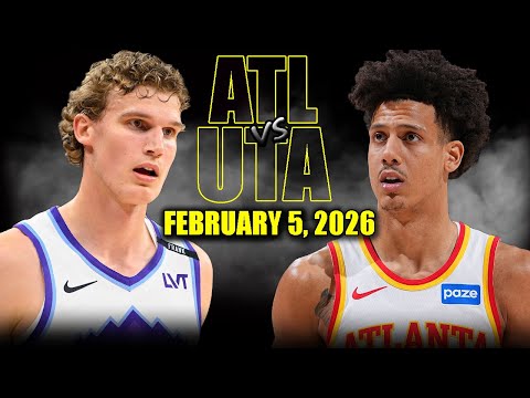 Atlanta Hawks vs Utah Jazz Full Game Highlights – February 5, 2026 | NBA Season