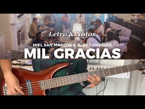 Mil Gracias | Miel San Marcos ft. Susy Gonzales | “Cover/Tutorial BAJO” ⬇️LETRA & NOTAS⬇️