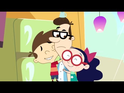 Una gran familia feliz + Campistas Felices 🐈 Kid Vs. Kat 🐈 Niño Vs. Gato - WildBrain