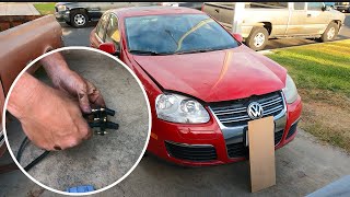 Diagnosing and replacing Crank Shaft Position Sensor in a VW Jetta