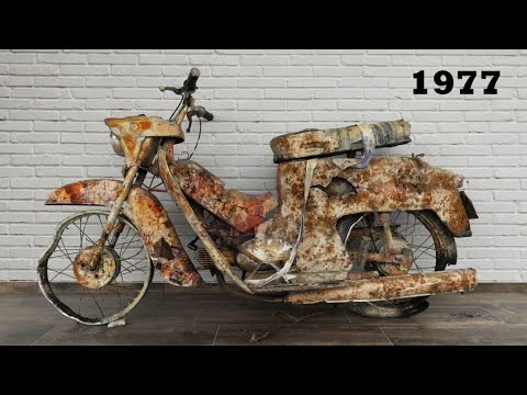 Abandoned Restoration Old Motorcycle Jawa 50 Since 1977 PART -1