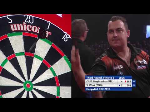 HappyBet German Darts Championship 2016 - Third Round - Kim Huybrechts v Steve West
