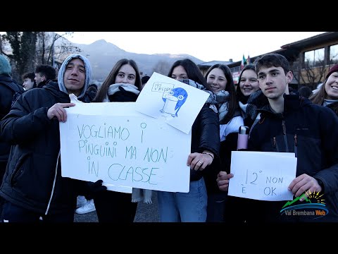 Zogno: aule fredde, studenti in sciopero al Turoldo