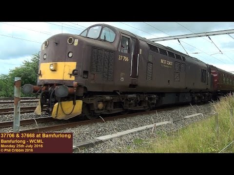 37706 & 37668 at Bamfurlong - 25th July 2016