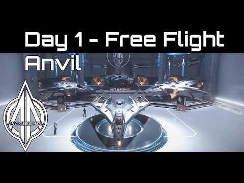 Star Citizen 3.3.6 - Anvil Exposition - Day 1 - Free Flight - 4K | 2080-Ti