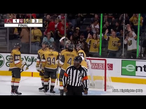 Coyotes vs  Golden Knights 9 - 29 Extended Highlights (HD)
