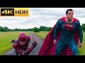 Race. Flash vs Superman | Justice League 4k HDR