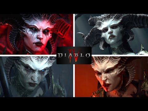 Diablo 4 Alle Cinematics - Alle Filmsequenzen (deutsch/german) Lilith Version 4K