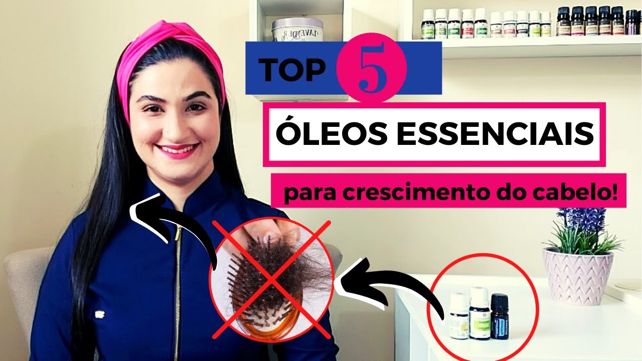Óleos essenciais para crescimento do cabelo - ANTI QUEDA!