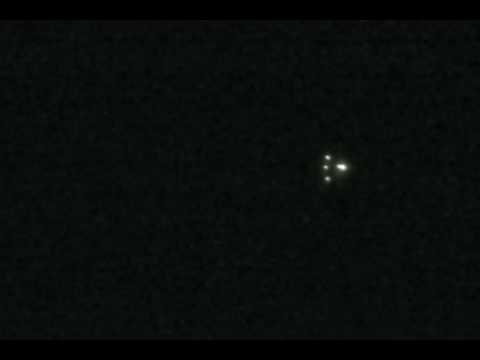 Triangle Ufo showing its light patterns ca upland