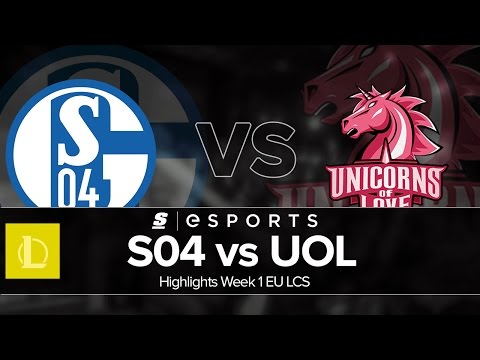Highlights: S04 vs UOL (EU LCS Summer W1D1 Full Series)