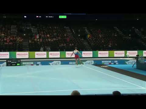 Jonas Danek. 2025 European Championships. Qual/TF. FX