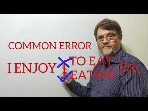 English Tutor Nick P Lesson (320) Enjoy Doing Something Not Enjoy  to Do Something