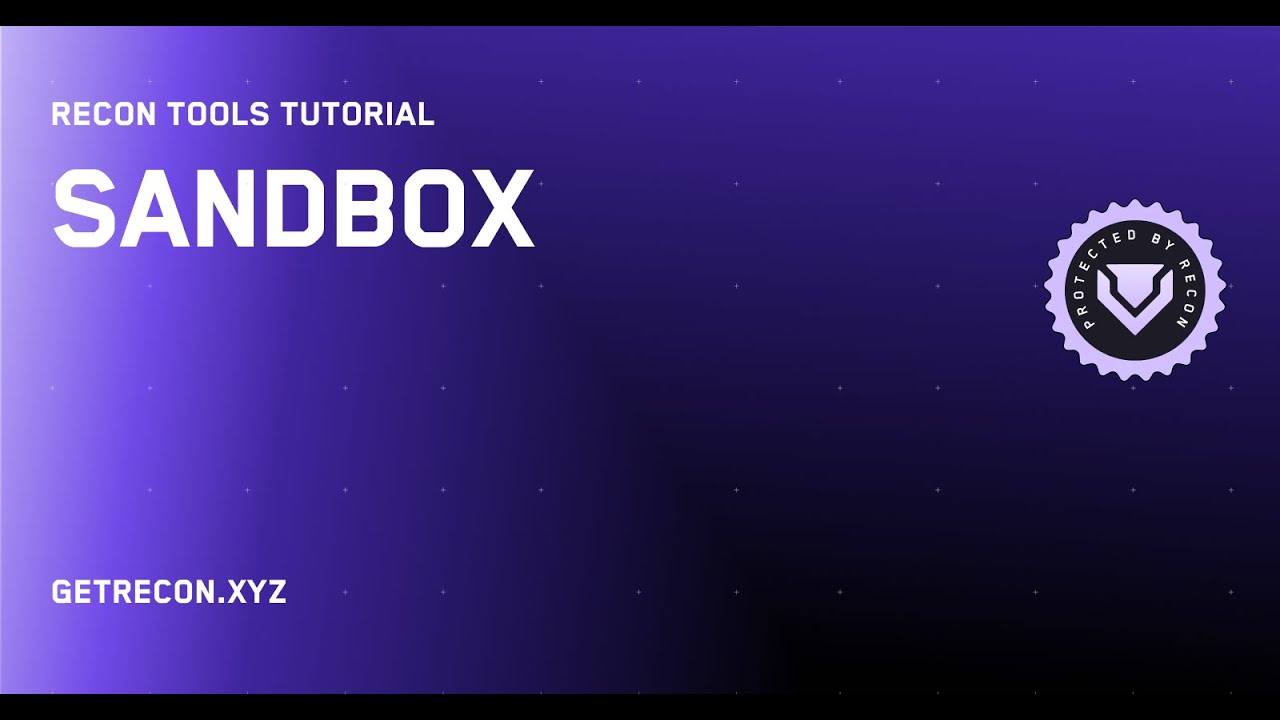 The Recon Sandbox