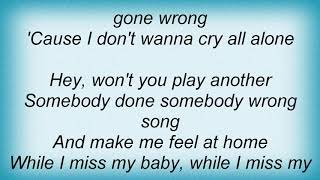 Sammy Davis Jr. - Hey Won&#39;t You Play Another Somebody Done Somebody Wrong Song Lyrics