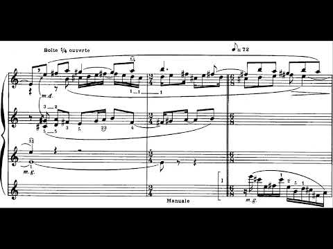 Charles Tournemire - L'Orgue Mystique - Part 13 (Score Video)