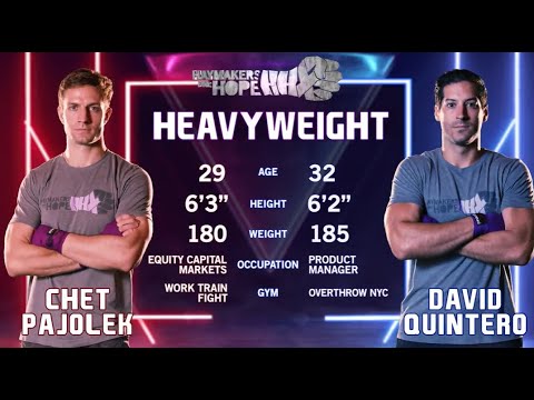 Chet Pajolek vs David Quintero - Hope NYC X - Haymakers for Hope
