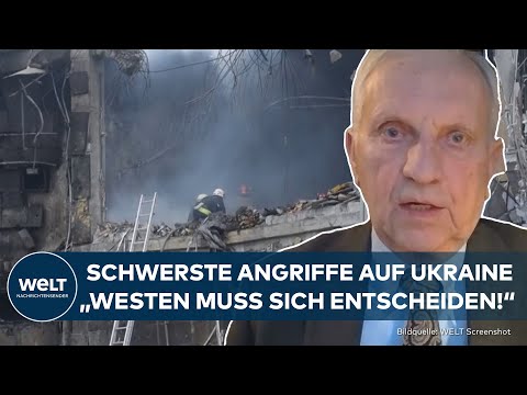 PUTINS KRIEG: Russland überzieht Ukraine mit Raketen! Wie wird der Westen reagieren? I WELT Analyse