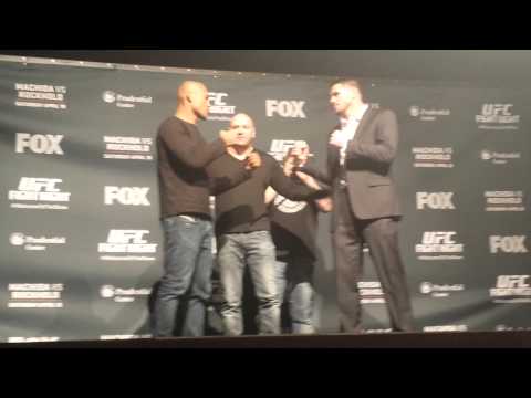 UFC on FOX media day staredowns