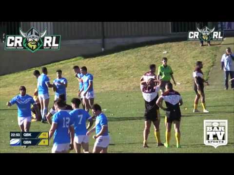 2017 - CRRL - Round 11 - 1st Grade Highlights - Queanbeyan Kangaroos v Queanbeyan Blues