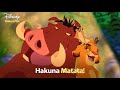 Hakuna Matata | The Lion King Lyric Video | DISNEY SING-ALONGS