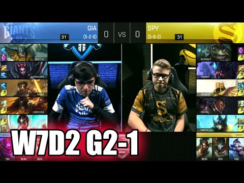 GIANTS vs Splyce | Game 1 S6 EU LCS Summer 2016 Week 7 Day 1 | GIA vs SPY G1 W7D2 1080p