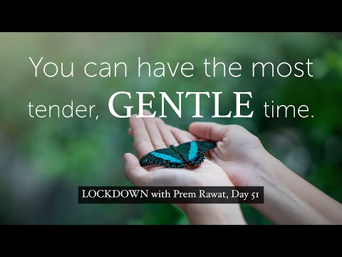 Lockdown Day 51 with Prem Rawat - You can have the most tender, gentle time