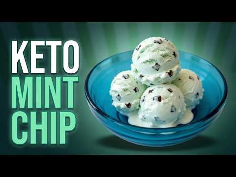 Keto Mint Chocolate Chip Ice Cream — Creamy & Sugar Free