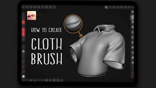 Create A Brush For Stylized Cloth Folds | Nomad Sculpt Tutorial