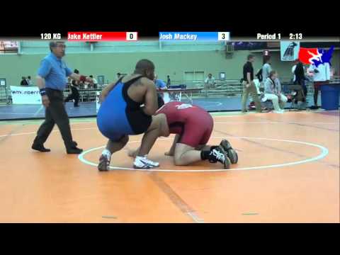 Jake Kettler vs. Josh Mackey at 2013 ASICS University Nationals - GR