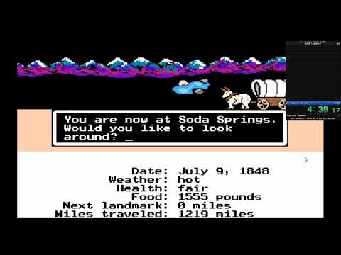 How to beat oregon trail as a banker in under 10 minutes!