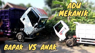 MINI DUMP TRUCK KETEMU TRUCK BENERAN // PERBANDINGAN MINI DUMP TRUCK VS TRUCK ORISINILNYA