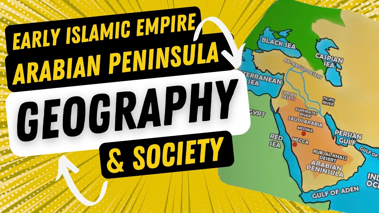 Geography of Arabian Peninsula Map Activity & Early Empire of Islam: Islamic Empires Instructomania