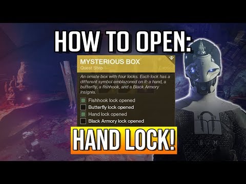 Destiny 2: HAND LOCK KEY LOCATION! MYSTERIOUS BOX QUEST! SECOND FORGE KEY!