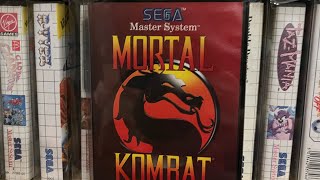 Mortal Kombat Sega Master Sytem gameplay, on real hardware. 