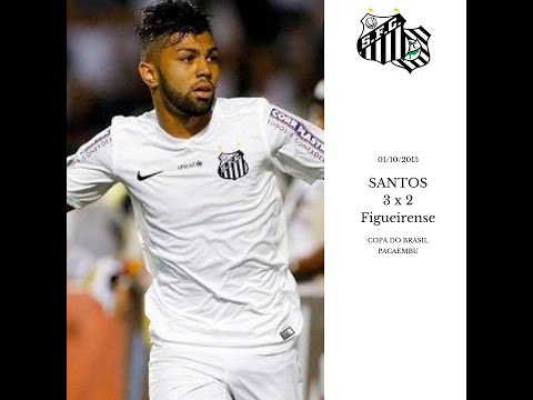 01/10/2015 - Santos 3x2 Figueirense (Copa do Brasil)