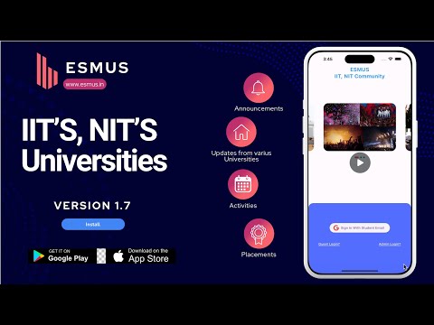 ESMUS - IIT , NIT Universities